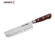 Samura Kaiju Universāls Virtuves nazis Nakiri ar asmeņa balstu 167mm no AUS 8 āmurēta Japāņu tērauda 58 HRС | SKJ-0074B  | 4751029323613