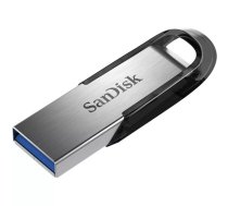 SanDisk ULTRA FLAIR USB zibatmiņa 64 GB USB Type-A 3.0 Melns, Sudrabs | SDCZ73-064G-G46  | 619659136703