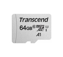 MEMORY MICRO SDXC 64GB/C10 TS64GUSD300S TRANSCEND | TS64GUSD300S  | 760557841050