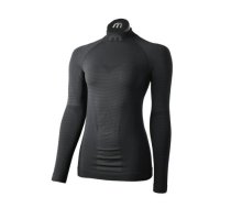 Woman LS Mock Neck Shirt Warm Control (Melna, XL) | 8025006946482  | 8025006946482