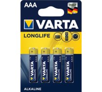 Battery Set alkaline VARTA Longlife LR03 (AAA) (x 4)