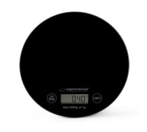 Esperanza EKS003K kitchen scale Black Countertop Round Electronic kitchen scale