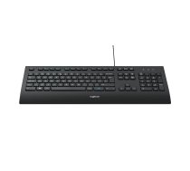 Logitech K280e keyboard USB QWERTY US International Black