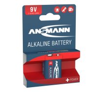 1 Ansmann Alkaline 9V block red-line