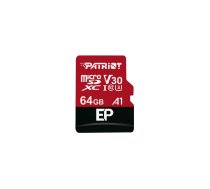 Card Patriot Memory EP Pro PEF64GEP31MCX (64GB; Class 10, Class U3)