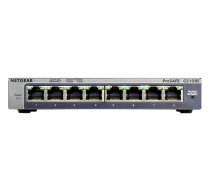 Netgear Switch 8x1000 sm.Mgd lüfterlos Metall - GS108E-300PES