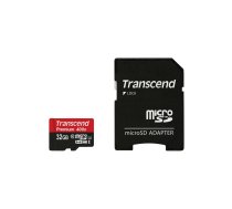 Transcend microSDHC         32GB Class 10 UHS-I 400x + SD Adapter