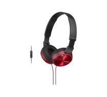 Sony MDR-ZX310R Headphones full size Rot MDRZX310R.AE