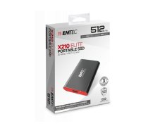 EMTEC SSD 512GB 3.2 Gen2 X210 SSD Portable Retail ECSSD512GX210