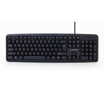 Gembird Standard - USB - Membrane - QWERTY - Black KB-U-103-RU