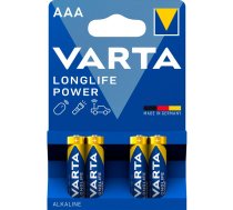 1x4 Varta Longlife Power Micro AAA LR03