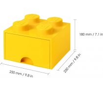 LEGO Storage Brick Drawer 4 YELLOW (40051732)