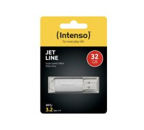 Intenso Jet Line Aluminium 32GB USB Flash Drive 3.2 Gen 1x1 Silver 3541480