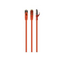 CableXpert Cat. 6A LSZH Patch Cord 0.25m Orange PP6A-LSZHCU-O-0.25M