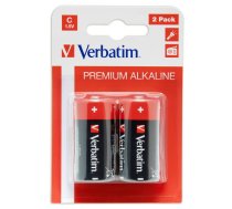 1x2 Verbatim Alkaline battery Baby C LR 14               49922