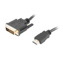 Kabel HDMI(M)-DVI-D(M)  1.8M czarny DUAL LINK