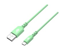 TB Cable USB-USB C      1m. silicone green