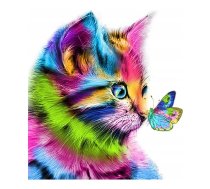 Norimpex Diamond mosaic  - Cat with a butterfly