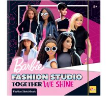 Lisciani Barbie Sketch   book together fasion st