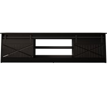 RTV GRANERO 200x56.7x35 black/black gloss cabinet