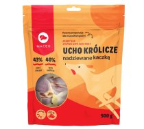 MACED Duck with rabbit ear - dog chew - 500g