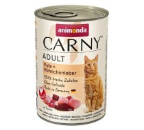 ANIMONDA Cat Carny Adult Turkey with chicken liver - wet cat food - 400g