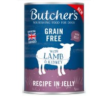 BUTCHER'S Original Recipe in Jelly lamb - wet dog food - 400g