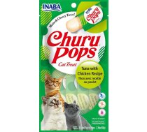 INABA Churu Pops Tuna with chicken - cat treats - 4x15 g