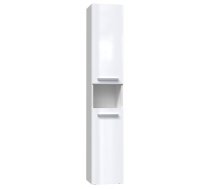 Bathroom cabinet NEL I 31x30x174 cm, white, glossy