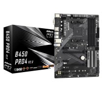 Asrock B450 Pro4 R2.0 Socket AM4 ATX AMD  B450