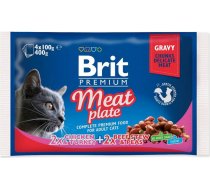 Brit Premium Cat Meat Plate - wet cat food - 4x100g 8595602506262