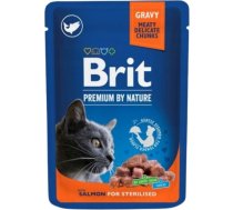 Brit Premium Cat Salmon Sterilised - wet cat food - 100g 8595602548460