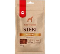 Maced Beef Steaks - Dog treat - 100 g 5907489324106