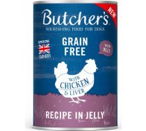 Butcher's Original Recipe in Jelly Chicken - wet dog food - 400g 5011792007622