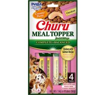 Inaba Churu Meal Topper Chicken with salmon - dog treat - 4 x 14g