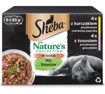 Sheba Nature's Collection Mix - wet cat food - 8x85g