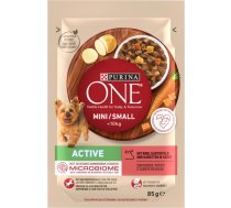 Purina Nestle PURINA One Mini/Small Active Beef - wet dog food - 85g