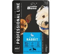 Super Benek SUPER BENO Adult Small and medium Rabbit - Wet dog food - 100 g