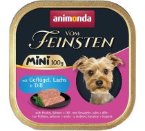Animonda Vom Feinsten Adult Mini Poultry, salmon and dill - wet dog food - 100g