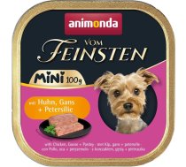 Animonda Vom Feinsten Adult Mini Chicken, goose and parsley - wet dog food - 100g