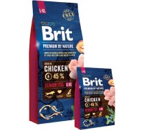 Brit Premium by Nature Senior L+XL - dry dog food - Apple, Chicken, Corn 15 kg 8595602526482