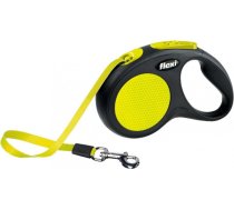 Flexi New NEON 5 m Black, Yellow Dog Retractable lead 4000498023518