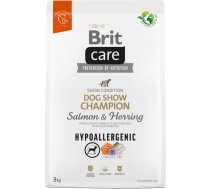 Brit Care Hypoallergenic Adult Dog Show Champion Salmon & Herring - dry dog food - 3 kg 8595602559114