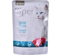 Dolina Noteci Piper Animals Sterilised with tuna - wet food for sterilised cats - 100g 5902921302070