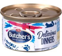 Butcher's CLASSIC DELICIOUS DINNERS Wet cat food Mousse Tuna and marine fish 85 g 5011792001675