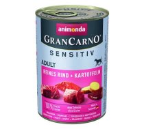 ANIMONDA GranCarno Sensitiv Adult Dog garša: liellopu gaļa, kartupeļi 400g