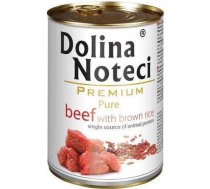 Dolina Noteci Premium tīra liellopu gaļa ar brūnajiem rīsiem 24x400g