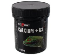 REPTI PLANET Kalcijs + D3 125g - Kalcijs ar D3 vitamīnu 125g