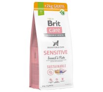 BRIT CARE Sustainable Sensitive Insect & Fish 12kg+2kg