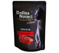 Dolina Noteci Premium sterilizētiem kaķiem ar liellopu gaļu 85g